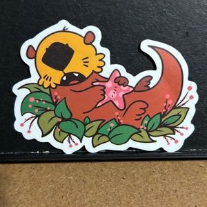 SEA OTTER STICKER